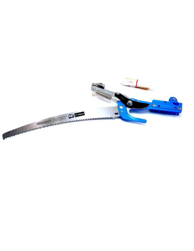 Fierastrau taiat crengi si foarfeca, de gradina, cu maner telescopic, 3.3 m, Aquacraft