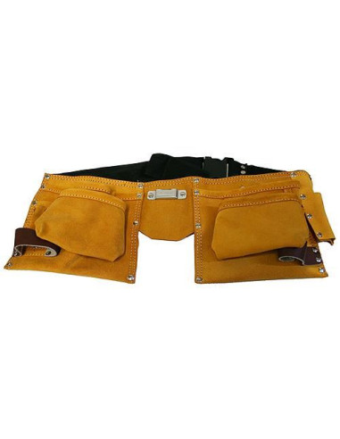 Sort scule, piele, 11 buzunare, 50x21 cm, Strend Pro