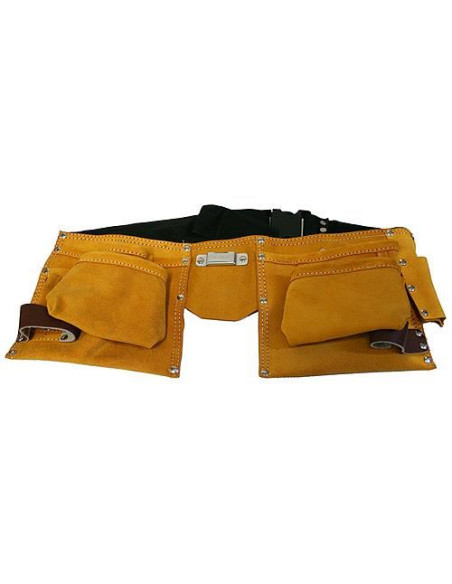 Sort scule, piele, 11 buzunare, 50x21 cm, Strend Pro