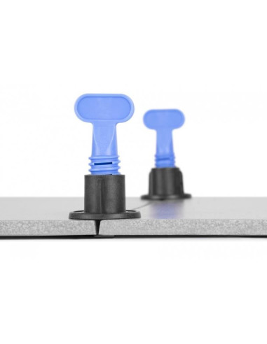 Set tije tip T, pentru nivelare si aliniere a placilor ceramice, 50 buc, 10 mm