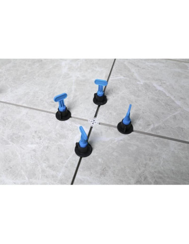 Set tije tip T, pentru nivelare si aliniere a placilor ceramice, 50 buc, 10 mm
