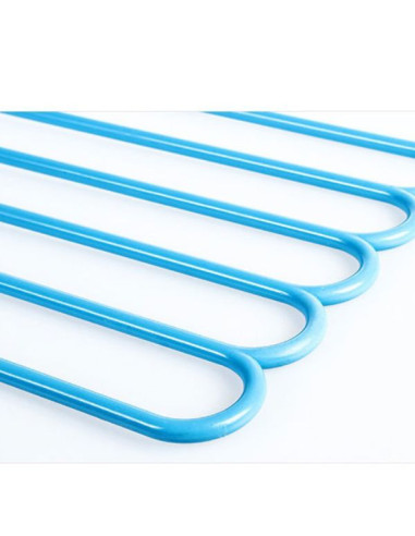 Set 4 umerase multifunctionale din plastic cu 5 pozitii pentru pantaloni, fuste, cravate, prosoape, care ajuta la economisirea s