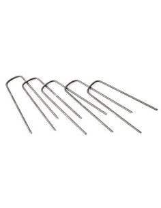 Cui tip U, fixare folii, furtune, set 10 buc, 4 mm x 15 cm 2