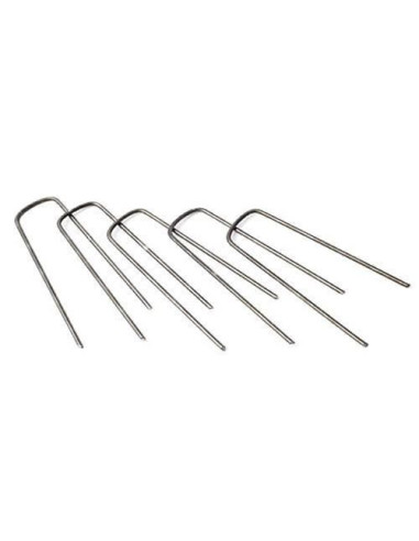 Cui tip U, fixare folii, furtune, set 10 buc, 4 mm x 15 cm