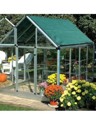 Plasa de umbrire, HDPE, 230 g/mp, grad de umbrire 95%, verde, 10x1.5 m 