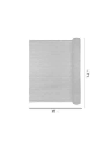 Plasa de umbrire, HDPE, 230 g/mp, grad de umbrire 95%, verde, 10x1.5 m 