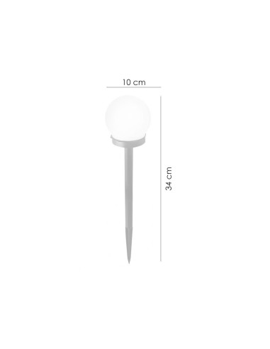 Lampa solara pentru gradina, LED, 10x34 cm, Birdun