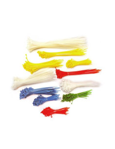 Set 1000 coliere de plastic multicolore