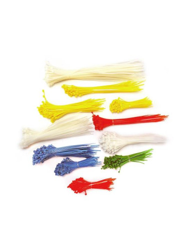 Set 1000 coliere de plastic multicolore