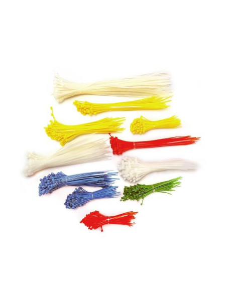 Set 1000 coliere de plastic multicolore