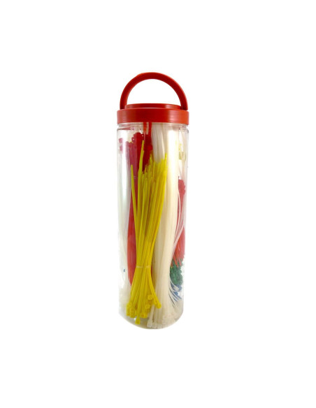 Set 1000 coliere de plastic multicolore