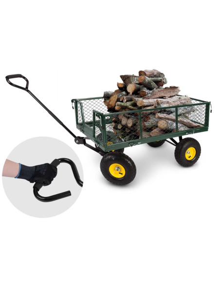 Carucior de gradina, transport, metalic, max. 300 kg, 95x52x57 cm, Handtruck