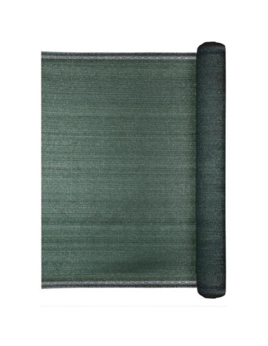 Plasa de umbrire, HDPE, 140 g/mp, grad de umbrire 85%, verde, 25x1 m