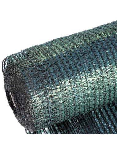 Plasa de umbrire, HDPE, 140 g/mp, grad de umbrire 85%, verde, 25x1 m