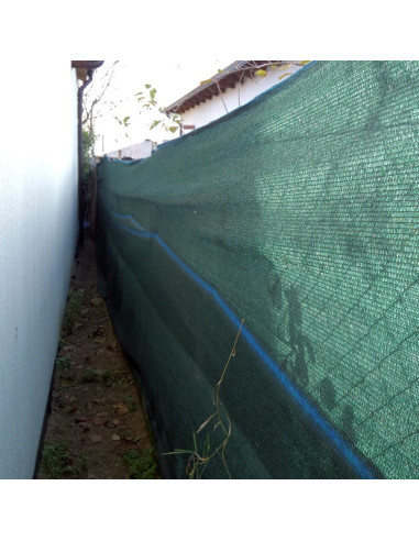 Plasa de umbrire, HDPE, 140 g/mp, grad de umbrire 85%, verde, 25x2 m