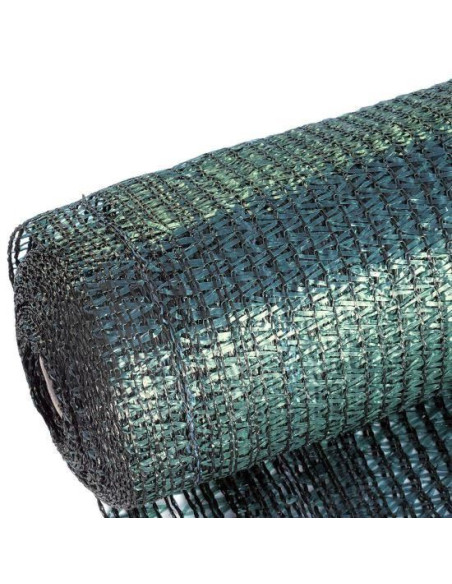 Plasa de umbrire, HDPE, 140 g/mp, grad de umbrire 85%, verde, 25x2 m
