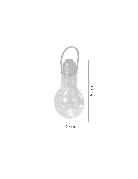 Lampa pentru gradina, tip bec, LED, set 24 buc, 1xAA, 9x18 cm, Stella