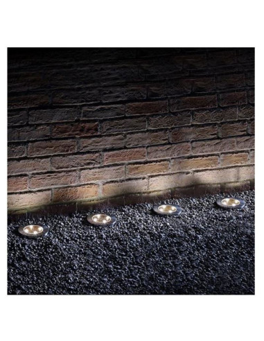 Lampa solara pentru gradina, LED, set 2 buc, 11.5x14 cm, Gruid