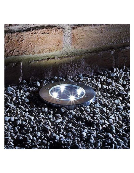 Lampa solara pentru gradina, LED, set 2 buc, 11.5x14 cm, Gruid