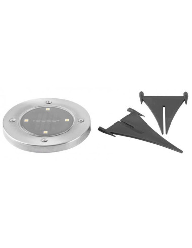 Lampa solara pentru gradina, LED, set 2 buc, 11.5x14 cm, Gruid
