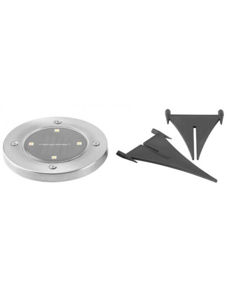 Lampa solara pentru gradina, LED, set 2 buc, 11.5x14 cm, Gruid
