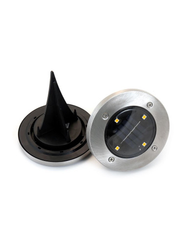 Lampa solara pentru gradina, LED, set 2 buc, 11.5x14 cm, Gruid