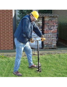 Burghiu manual pentru pamant, 14 cm 2