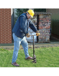 Burghiu manual pentru pamant, 17 cm 2