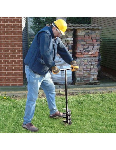 Burghiu manual pentru pamant, 17 cm