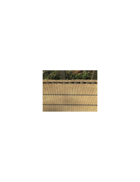 Paravan pentru balcon, terasa, gard, bej, 185 g/m2, UV, 5x1 m