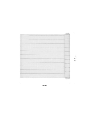Paravan pentru balcon, terasa, gard, bej, 185 g/m2, UV, 5x1.5 m