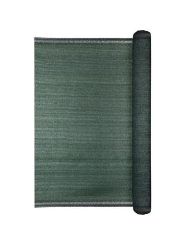 Plasa de umbrire, HDPE, 140 g/mp, grad de umbrire 85%, verde, 10x1.5 m