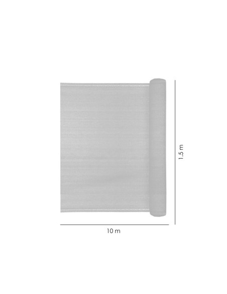 Plasa de umbrire, HDPE, 140 g/mp, grad de umbrire 85%, verde, 10x1.5 m