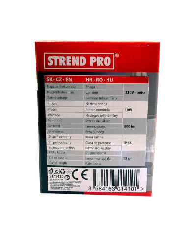 Proiector lucru, LED, 10 W, 800 lm, IP65, Strend Pro