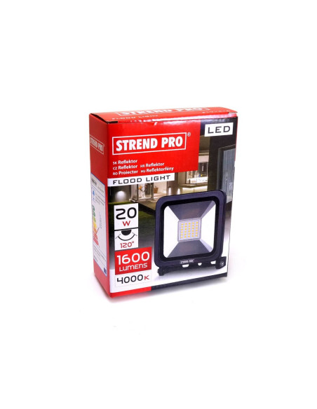 Proiector lucru, LED, 20 W, 1600 lm, IP65, Strend Pro