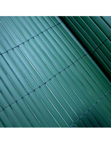 Paravan pentru balcon, terasa, gard PVC, verde, 1300 g/m2, UV, 3x1.5 m