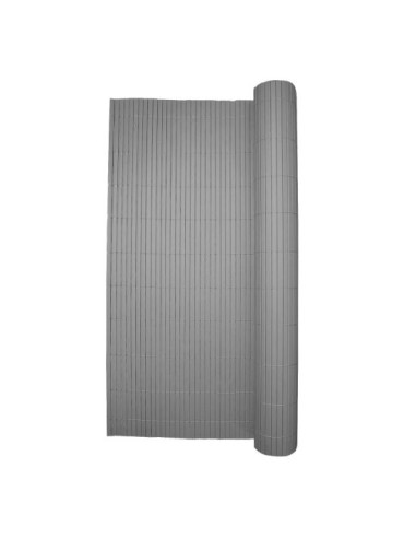 Paravan pentru balcon, terasa, gard PVC, gri, 1300 g/m2, UV, 3x1.5 m