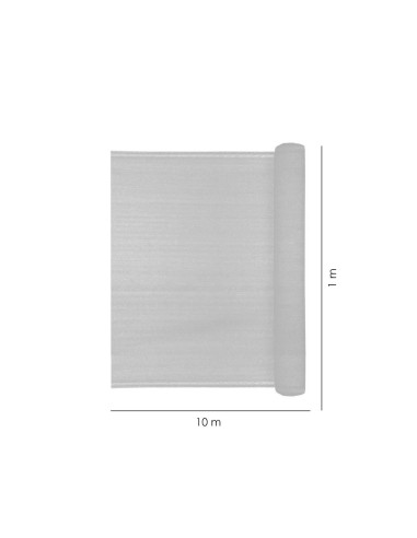 Plasa de umbrire, HDPE, 140 g/mp, grad de umbrire 85%, verde, 10x1 m
