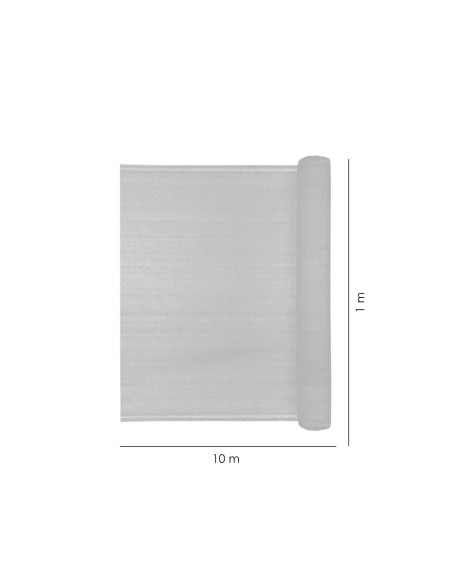 Plasa de umbrire, HDPE, 140 g/mp, grad de umbrire 85%, verde, 10x1 m