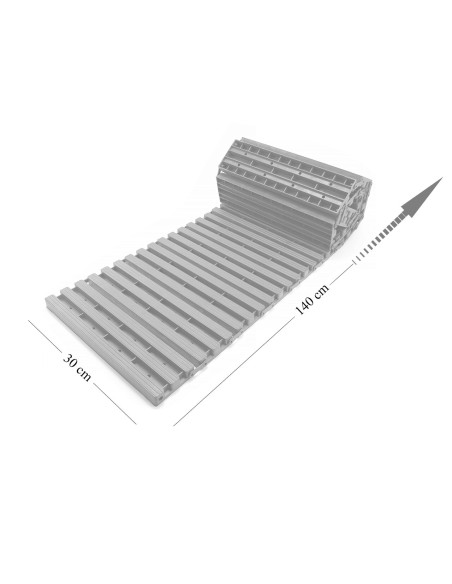 Poteca de gradina, polipropilena, 30x8.5 cm, 140 cm