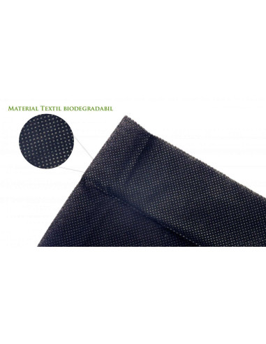 Folie antiburuieni, textila, neagra, 50 g/m2, 1.6x50 m