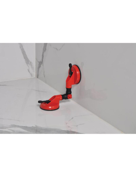 Ventuza ajustabila pentru transport si montat parbrize, geamuri, placi marmura, granit, 2 brate, max 80 kg