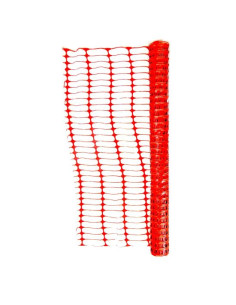 Plasa de siguranta din plastic, portocaliu, UV, HDPE, 30x1 m