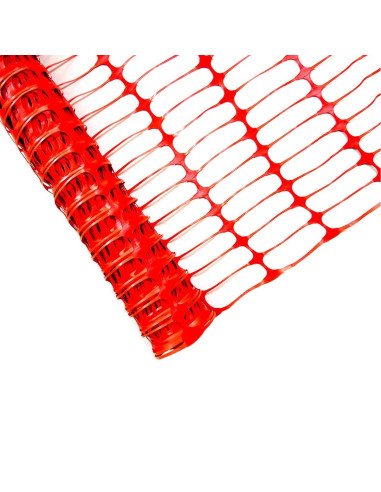 Plasa de siguranta din plastic, portocaliu, UV, HDPE, 30x1 m