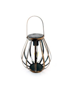 Lampa solara pentru gradina, tip felinar, LED, 18x21 cm, Hadar