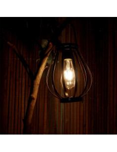 Lampa solara pentru gradina, tip felinar, LED, 18x21 cm, Hadar 2