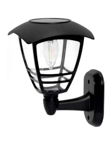 Lampa solara pentru gradina, de perete, 1 bec, 14x15x21 cm