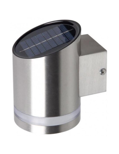 Lampa solara de gradina, de perete, 2 LED-uri, 9x12x14 cm