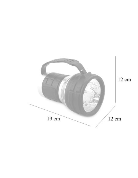 Lanterna cu acumulator eXlight, 12 LED-uri, 3 x D, Strend Pro