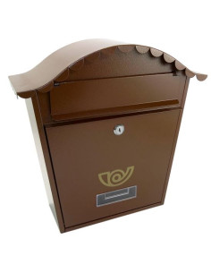 Cutie postala, maro, 36.5x13.5x36.5 cm, Napoleon